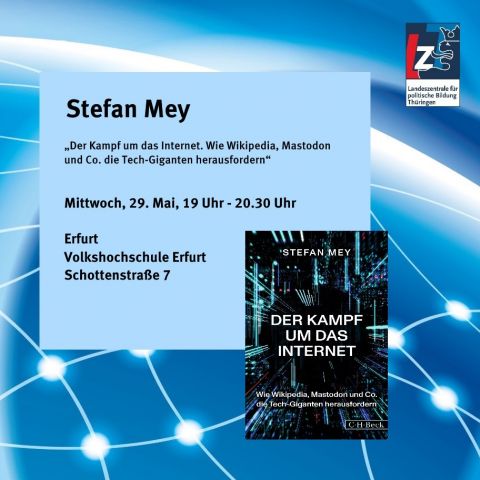 Stefan Mey: „Der Kampf um das Internet. Wie Wikipedia, Mastodon und Co. die Tech-Giganten herausfordern“