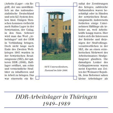 [85] - DDR-Arbeitslager in Thüringen 1949–1989