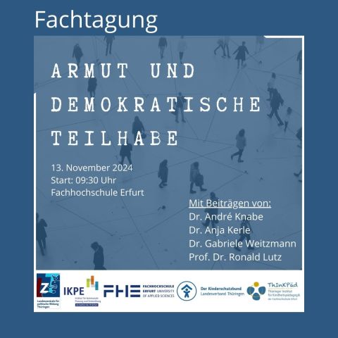 Fachtag „Armut und demokratische Teilhabe“ am 13. November 2024 in Erfurt